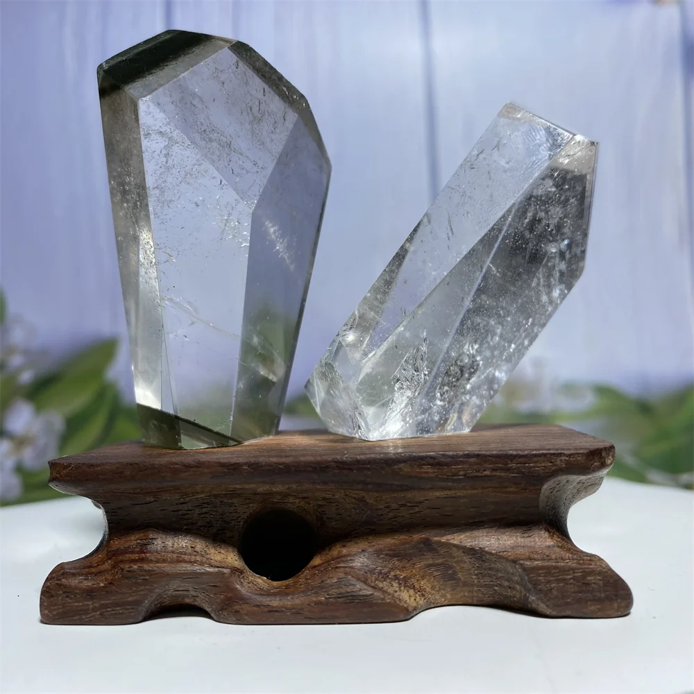 Natural White Crystal Freeform Polyhedron Quartz Palm Playing  Protostone Mineral Specimen Spiritual Meditation Healing Stones