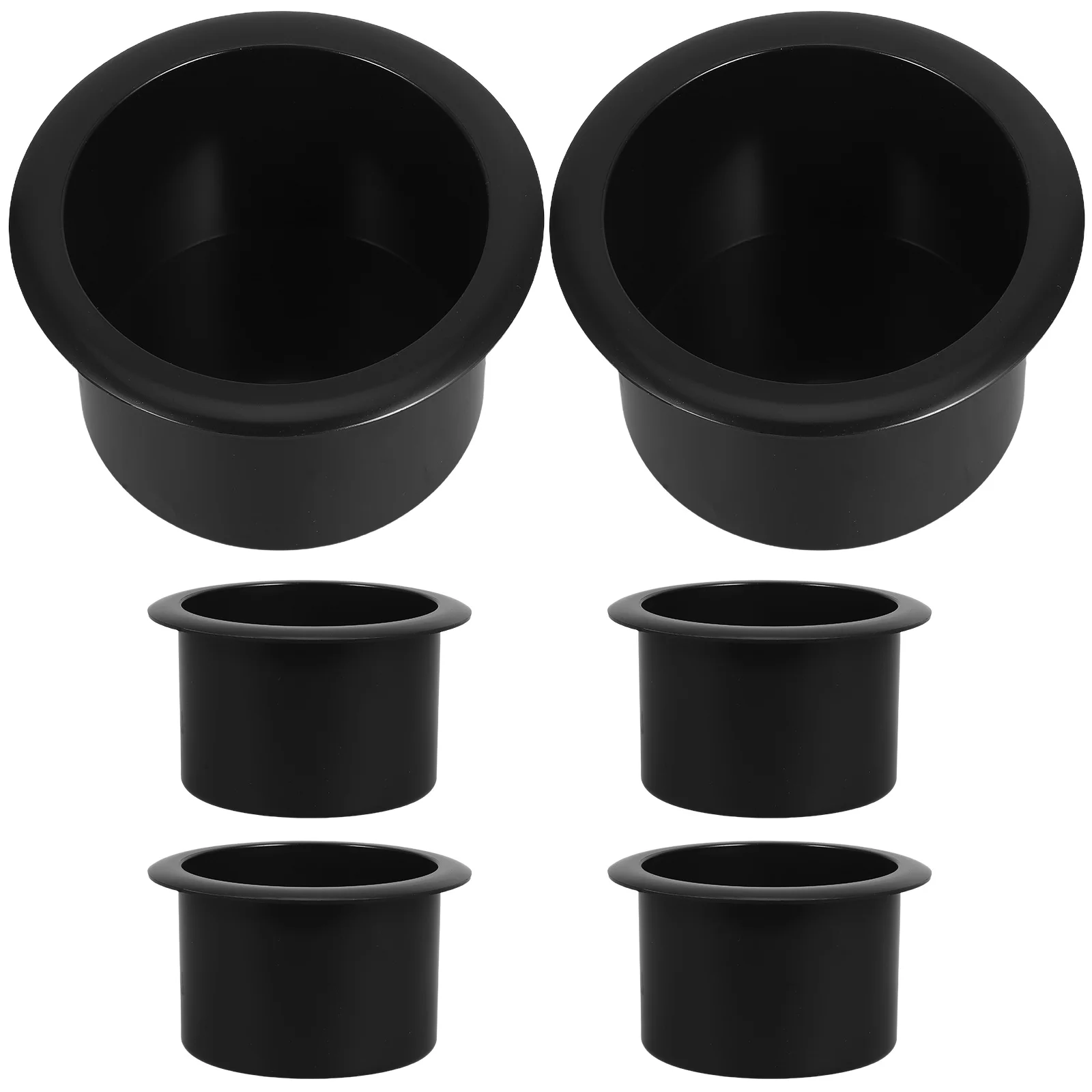 

6pcs Sofa Cup Holder Compact Couch Arm Car Insert Sturdy Plastic Beverage Holder for Living Room Bedroom Study Space-saving