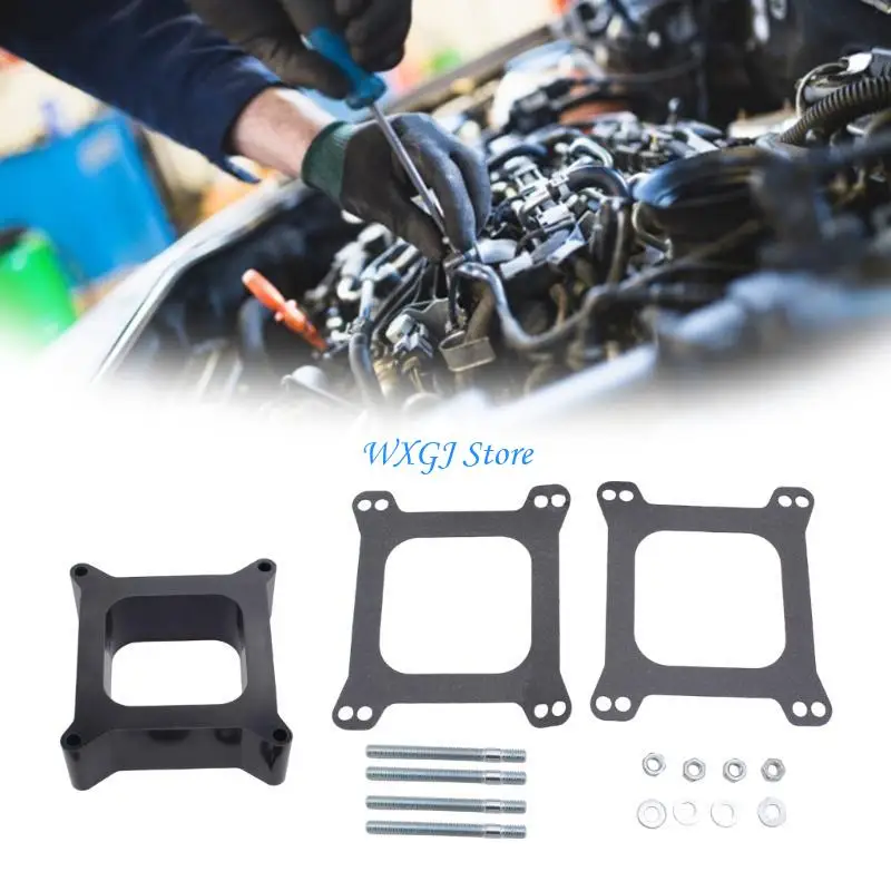 

37JE Phenolic Carburetor Spacer for 4bbl BBC Engine Easy Installation