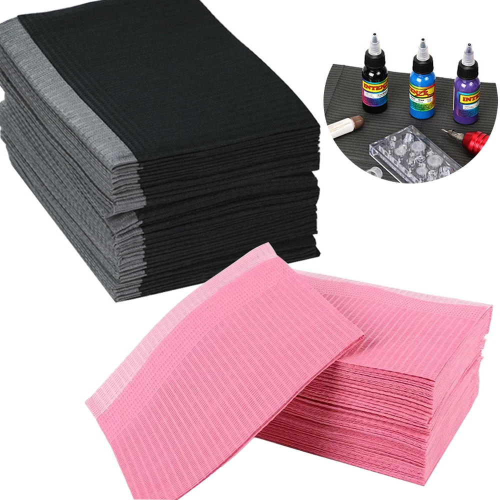 

20/30pcs Disposable Tattoo Clean Pad Mat Waterproof Medical Paper Nail Art Table Pads Grafting Eyelash Tools Tattoo Accessories