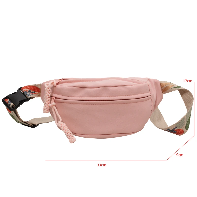 Large Capacity Storage Waist Bag Canvas Fanny Pack For Men And Women Big Blet Bag Multi-Functional Chest Bags Banana Waist Packs