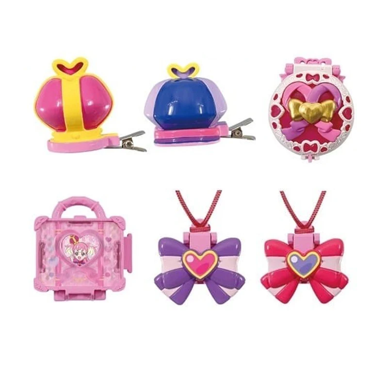 Brinquedos autênticos modelo de ovo torcido, adereços Dramáticos Pretty Cure, ornamentos em miniatura, transformados em adereços, figura de ação, novo