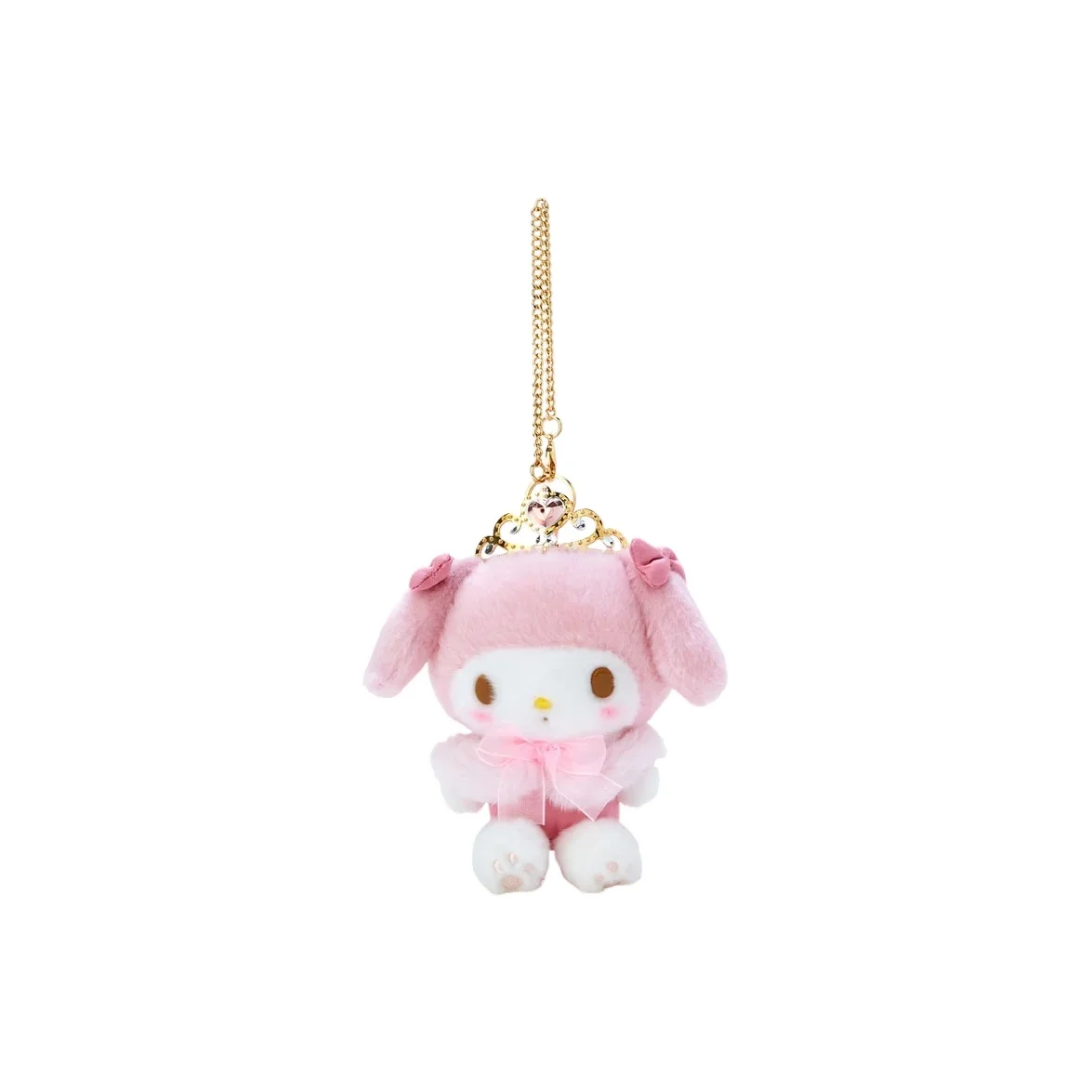 Sanrio My Melody Tokikiku Tiara Crown Keychain Mascot Dolls Plush Charm 13.5cm Height 947695