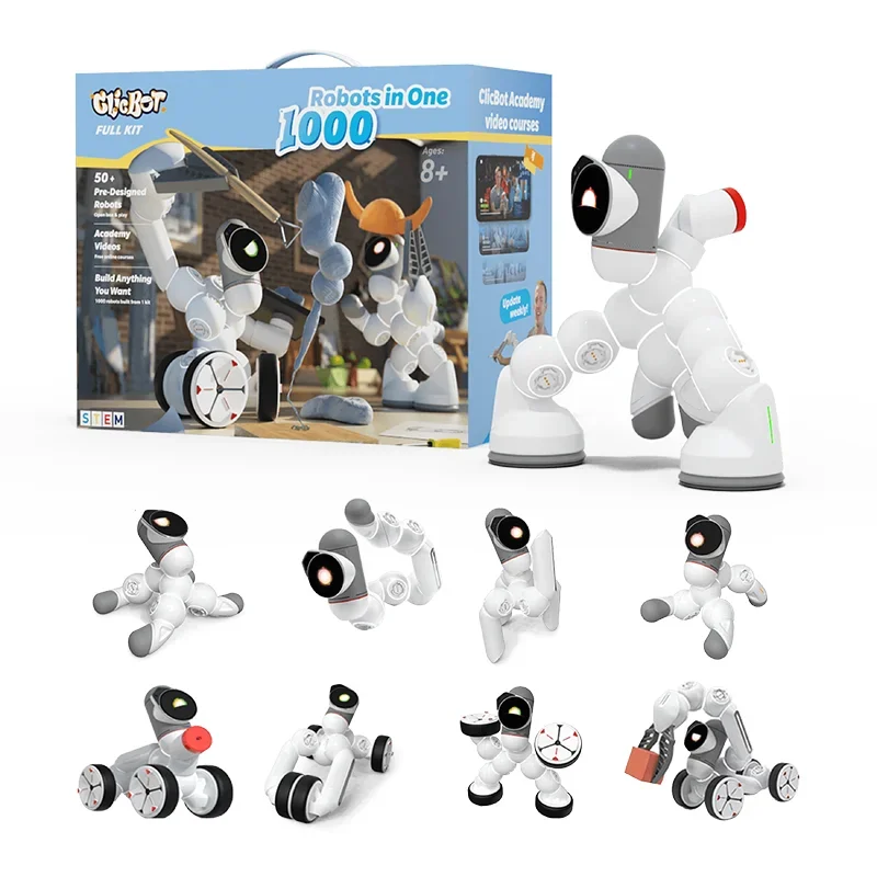 

2025High quality Full advanced Clicbot robot intelligent companion of toy robot interactive Assembled accompany