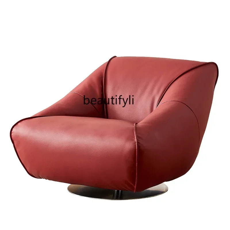 TTT New arrive Leisure sofa chair single lazy chair living room swivel chair sofa rotatable designer
