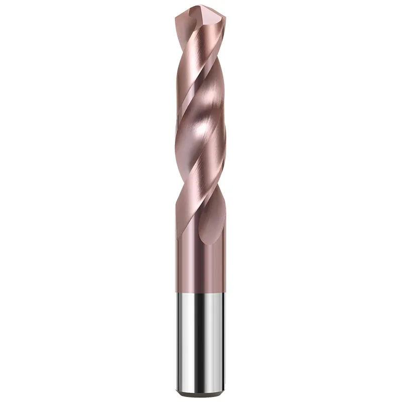 GAMONT HRC65 2-Flute Nano Coating Tungsten Steel Carbide Drill Bit Stainless Steel Special CNC Mechanical  Twists Drill Tools