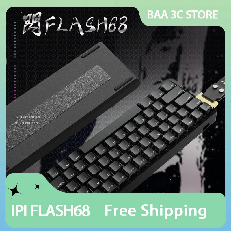 

IPI FLASH68 Magnetic Keyboard 8K Return Rate RT0.01mm HIFI E-Sport Gaming Keyboard Customized Mechanical Keyboard Pc Accessories
