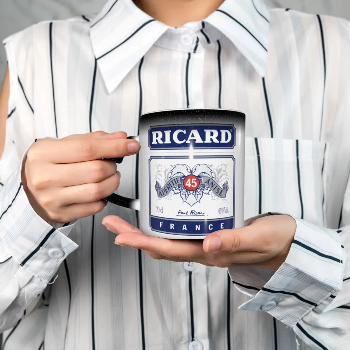 Pastis De Marseille POP 45, lustige Keramik-Kaffeetassen, Teetassen, Milchbecher, Trinkgeschirr, Geschenk für Frau und Mann