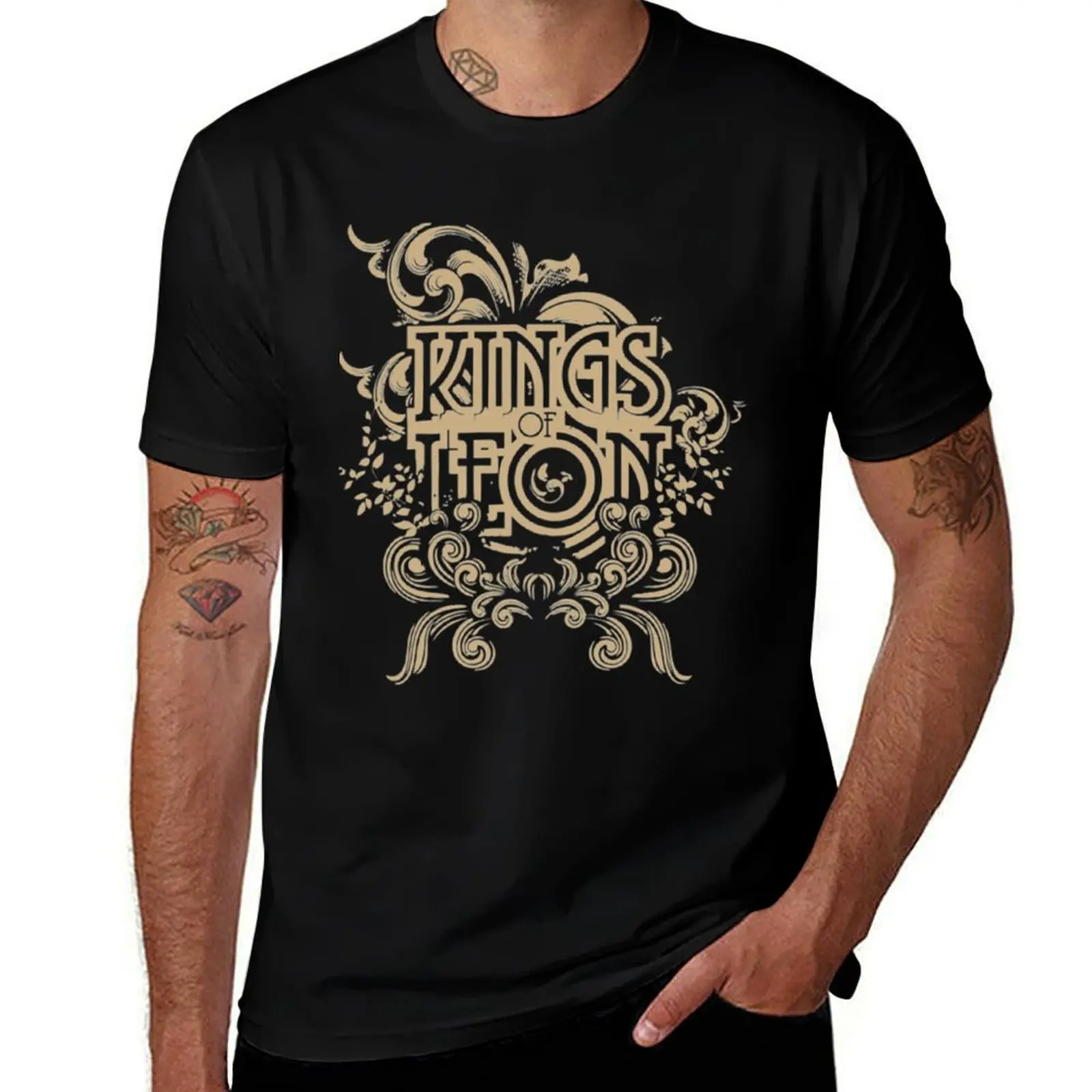 

kings of leon T-Shirt t shirt men 100% cotton luxury brand t shirts for man graphic vintage