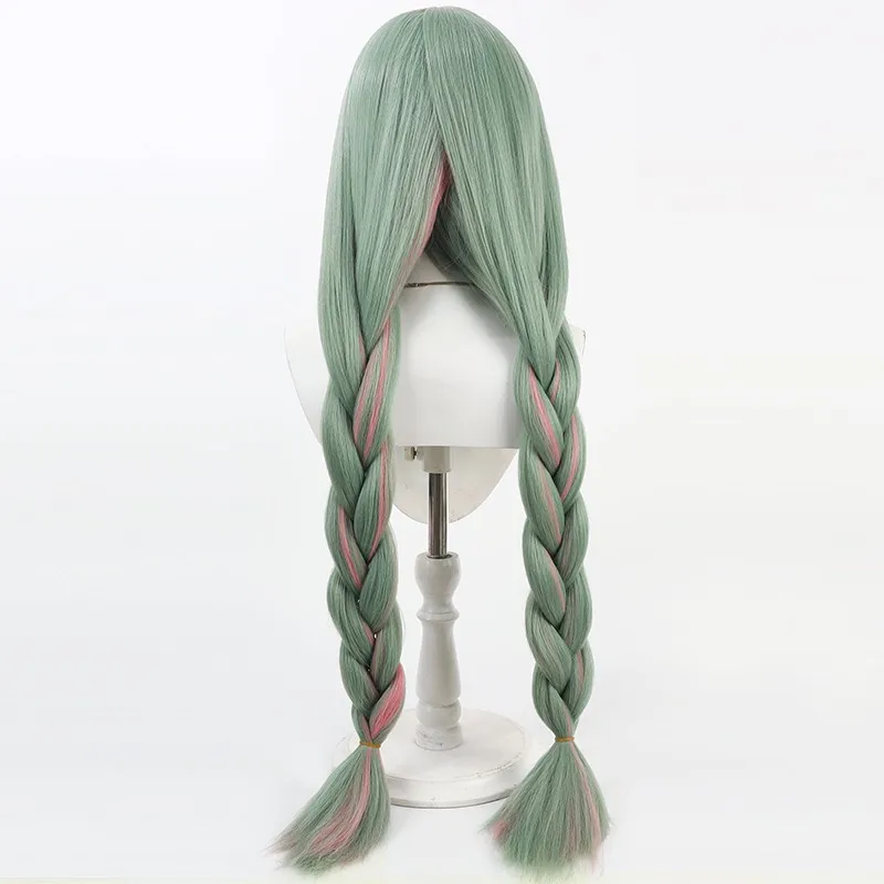 วิกผมคอสเพลย์วูเธอริงเวฟส์ ฟรอโลวา หมวกคลุมศีรษะแบบหนาสไตล์คอร์นซิลค์