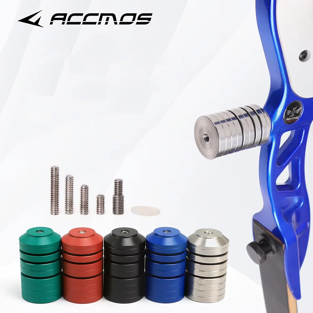 Archery Bow Stabilizer Weight Kit Detachable Aluminum Alloy Counterweight Kit Bow Arrow Shooting Hunting Accessories