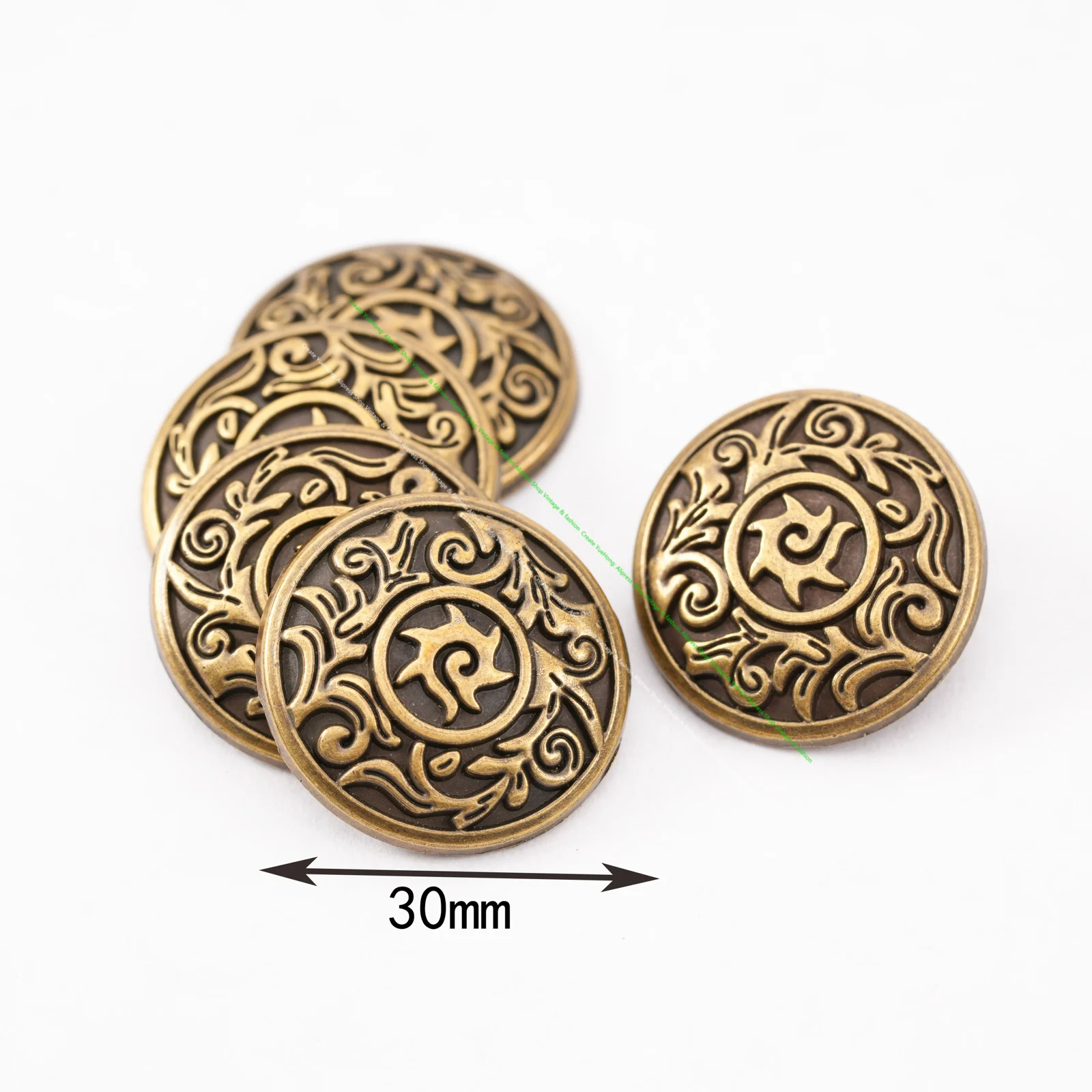 10PC 31*30MM Trabal BRASS SUN TOTEM FLOWER LEATHERCRAFT DECORATION CONCHO HORSE SADDLES STUDS SCREWBACK