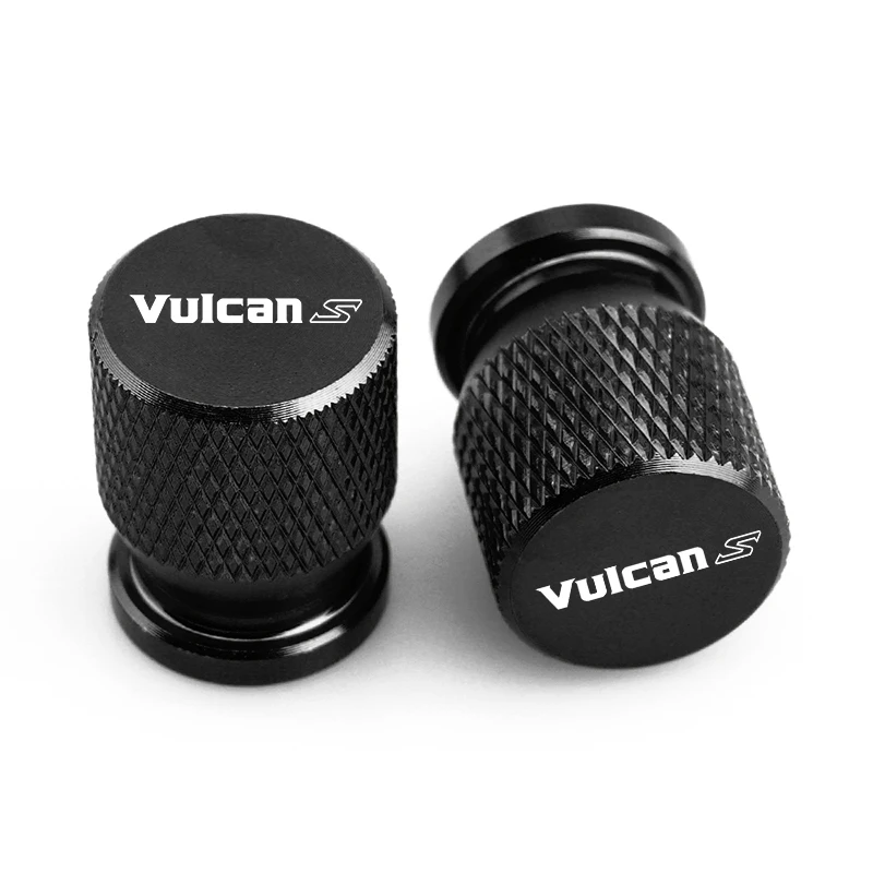 For Kawasaki VULCAN S 650cc 650 CC Motorcycle CNC Accessorie Wheel Tire Valve Air Port Stem Caps Airtight Covers logo "VULCANS" - Image 4