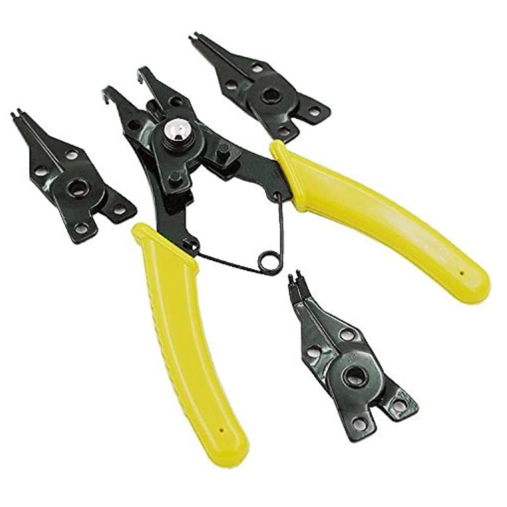 

Retaining Ring Pliers 4 IN 1 Multifunctional Auto-lock Snap Ring Pliers Internal External Ring Remover Retaining Circli