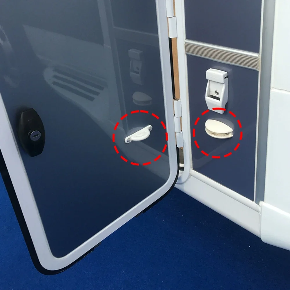 RV pintu Retainer Camper Van Motorhome perahu modifikasi aksesoris kabin pintu Fixator nilon pintu penahan penahan gesper