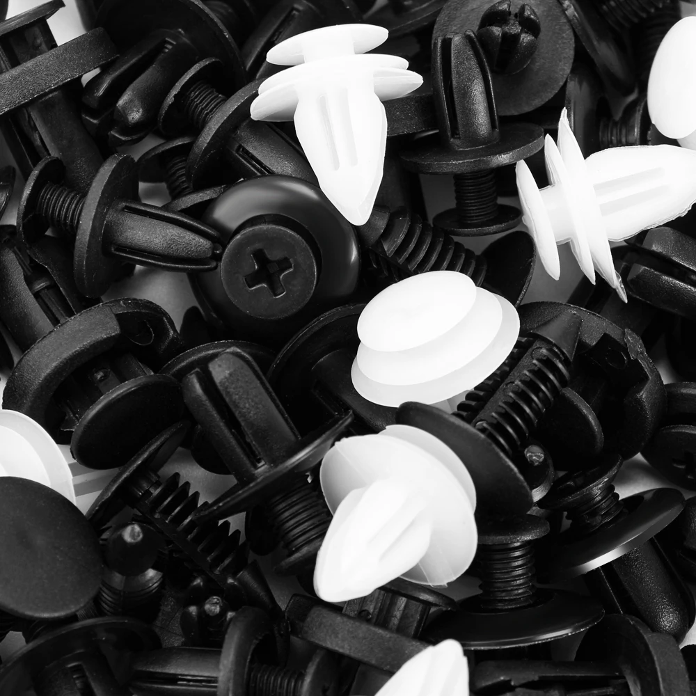 6 Size 60pcs Auto Fastener Clip Mixed for Acura RLX CL EL CSX ILX MDX NSX RDX RL SLX TLX TSX Vigor ZDX SUV-X for Acura RLX CL EL