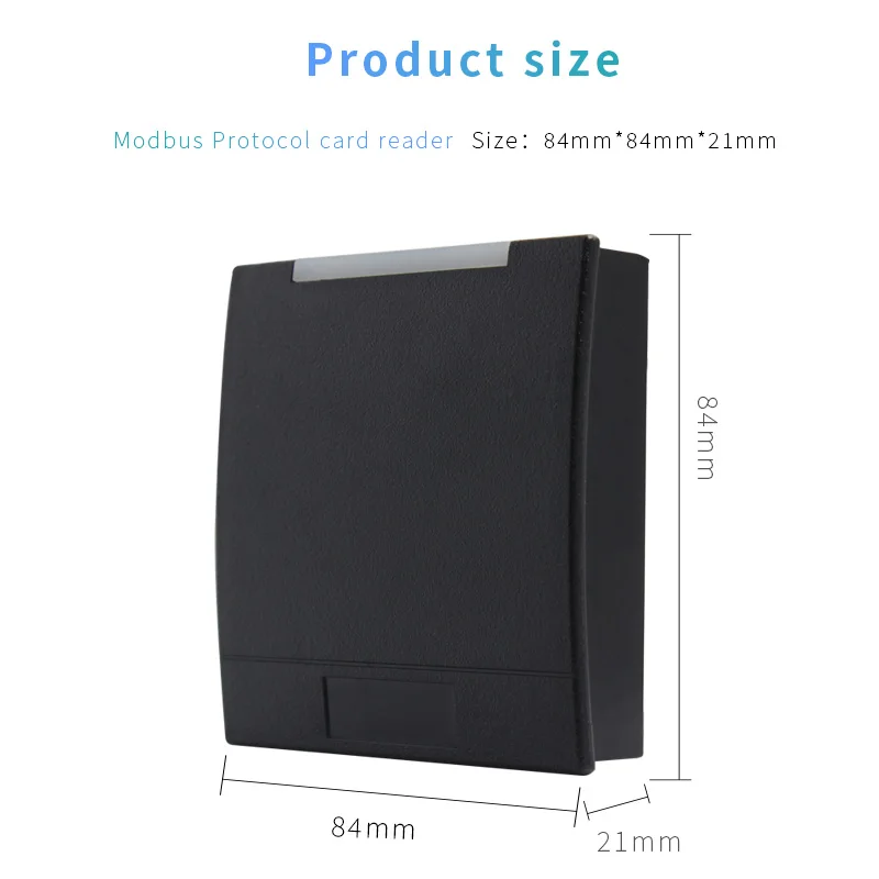 Imagem -05 - Contactless ic Access Control Card Reader Rfid Access Control Protocolo Modbus Modo Rtu 03h 06h 125khz 13.56mhz Rs485