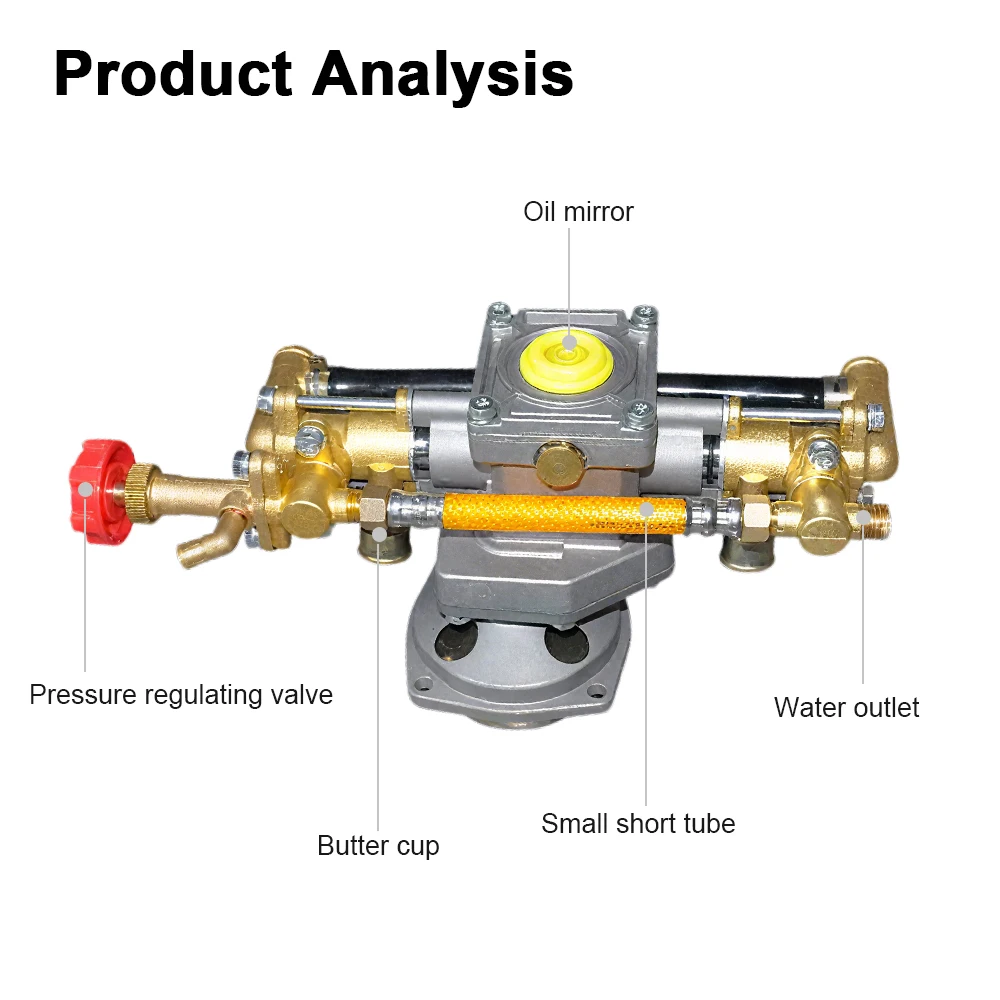 All-copper Plunger Pump Assembly 4-stroke GX35 Sprayer Plunger Pump Accessories TU26/TU260 Sprayer Plunger Pump