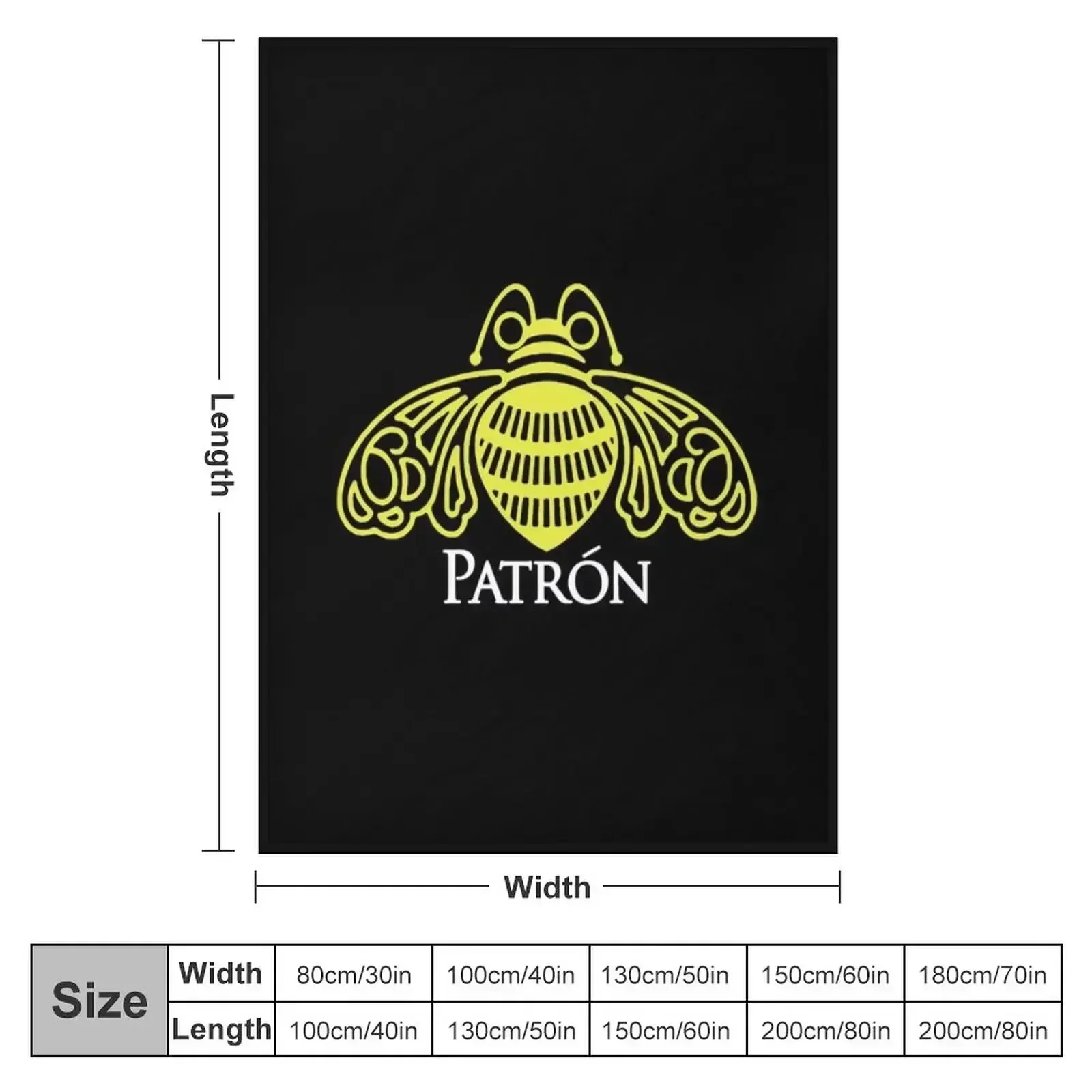 Patron Tequila Logo Classic Gift For Men and Women Throw Blanket Bed linens Luxury Designer For Sofa Thin Thin Blankets