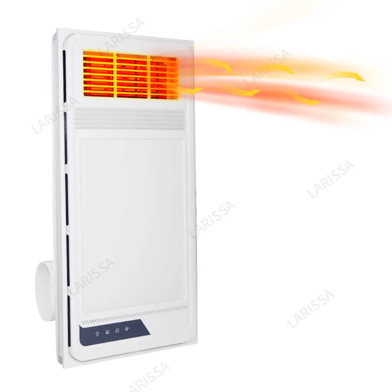

Hot 2000W Portable Heater with 9 Fins Adjustable Thermostat Control Online Thermal Cut-Off Switch for Bathroom Use