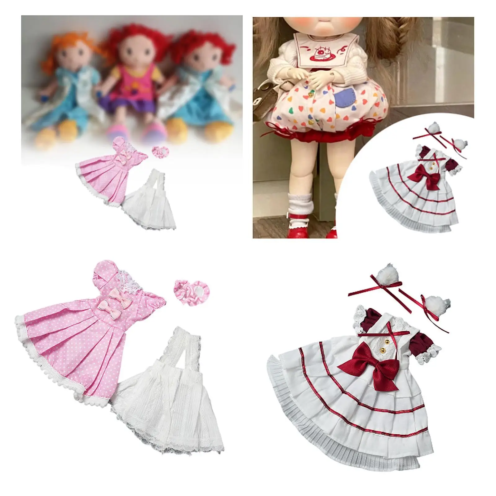 1:6 BJD anak-anak DIY, baju boneka pendidikan Cosplay 11.81 inci