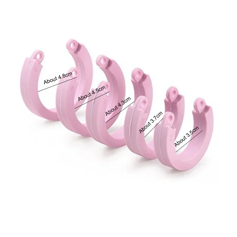 Sex Shop Male Chastity Cock Cages n Penis Belt Lock With 5 Size Penis Rings With Cage Gay Device Chastity Lock 6