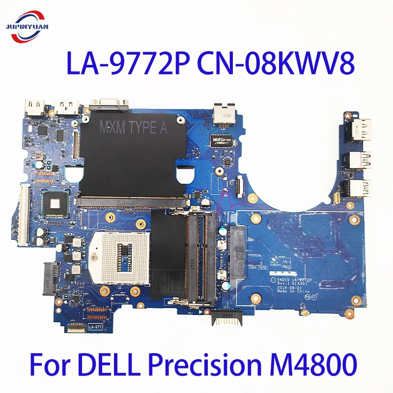 

LA-9772P Motherboard For DELL Precision M4800 Laptop Motherboard C3V2K 0C3V2K CN-0C3V2K DDR3L 100% Test Work