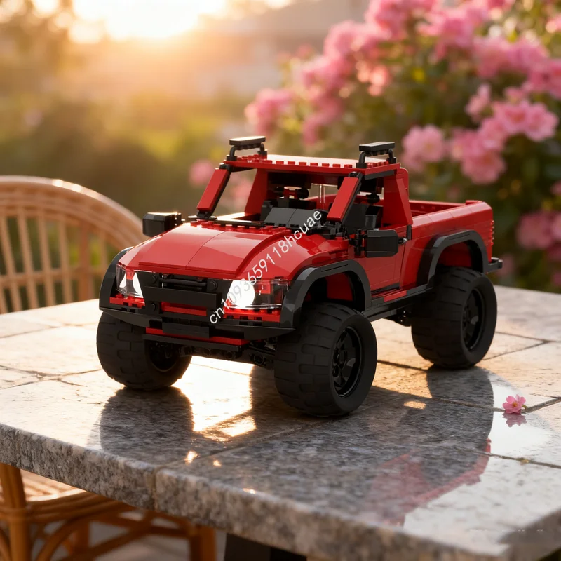 

812 шт. MOC Pick Up Mod Set Creator Модель Строительные блоки Строительство DIY Креативный рождественский подарок Идея Развивающие игрушки Кирпич