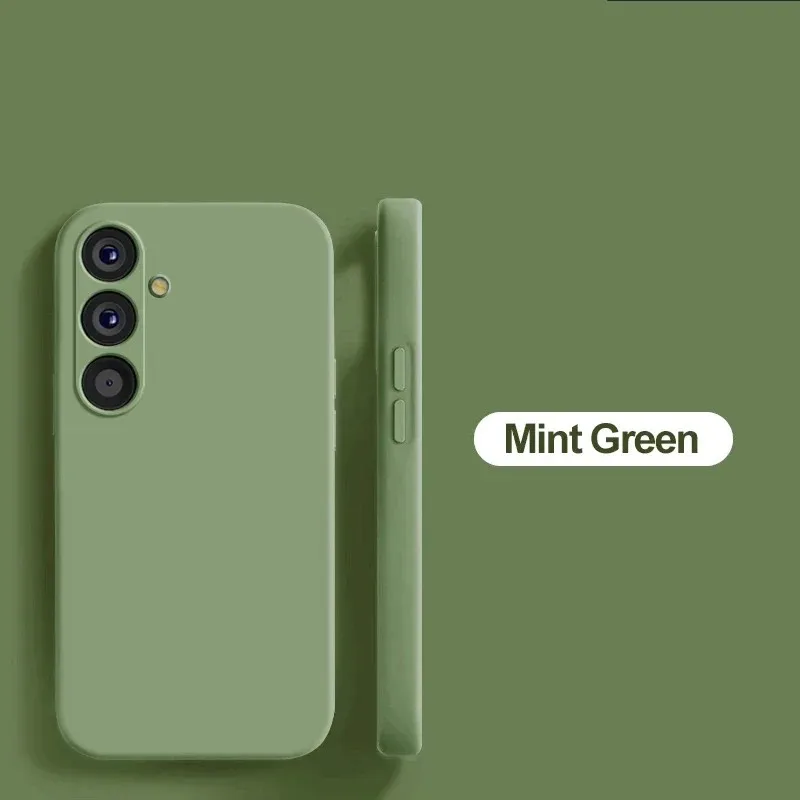 

Мягкий чехол для телефона с защитой камеры для Samsung Galaxy A05 A15 A25 A35 A55 5G, жидкий силиконовый чехол для пар A15 4G A55 A25 Global