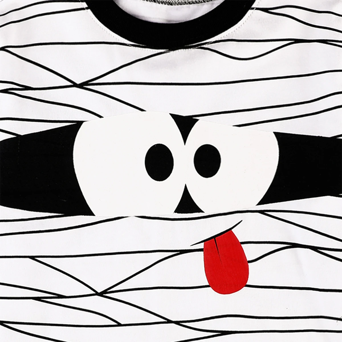 Mummy Costume Kids Halloween Pajamas Baby Boys Mummy Wrap Outfit Toddler Girl Cosplay Carnival Easter Purim Clothes Dress Up view 4
