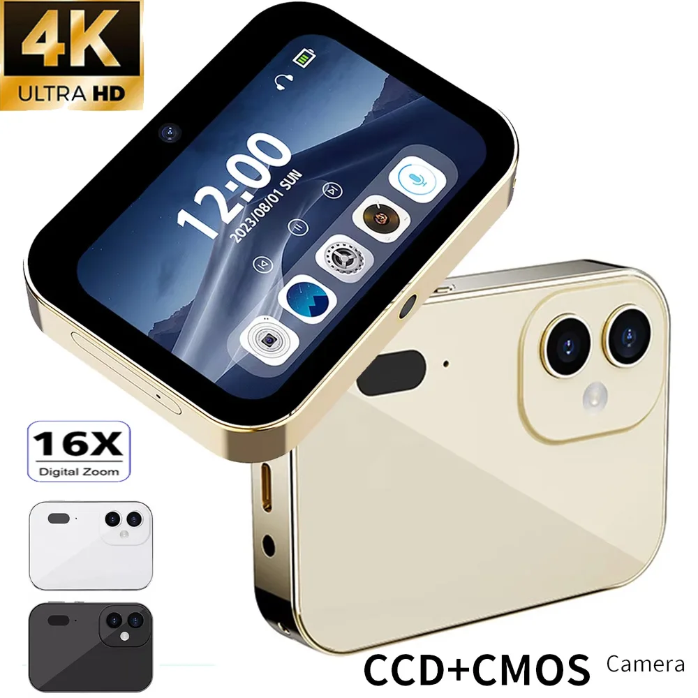 

64GB 4K HD Digital Camera Camera Recorder Music Player Touch Control Screen Vlogging Camera Night Vision 64MP Camcorder New