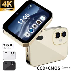 64GB 4K HD  Digital Camera Camera Recorder Music Player Touch Control Screen Vlogging Camera Night Vision 64MP Camcorder New