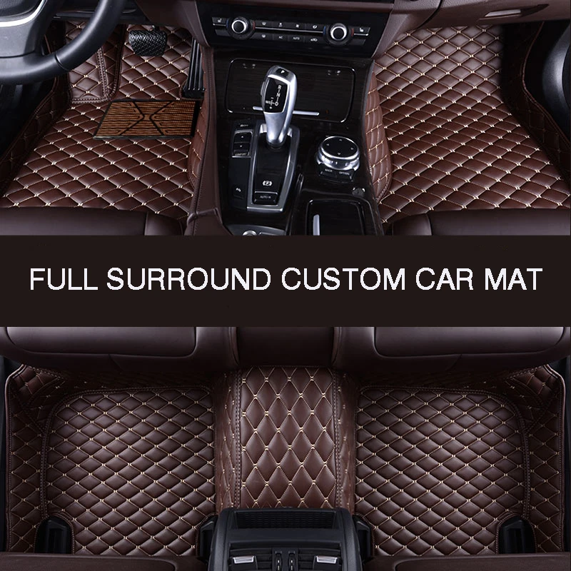 Full surround custom leather car floor mat for BMW 520D(Tourer Sport) 2 Serie(Gran Coupe) car interior car accessories