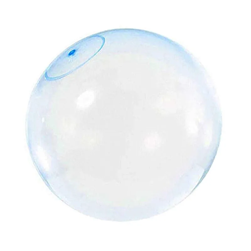 3PCS Big light ball  blowing balloon water injection transparent bubble ball water injection racket ball air blowing round ball