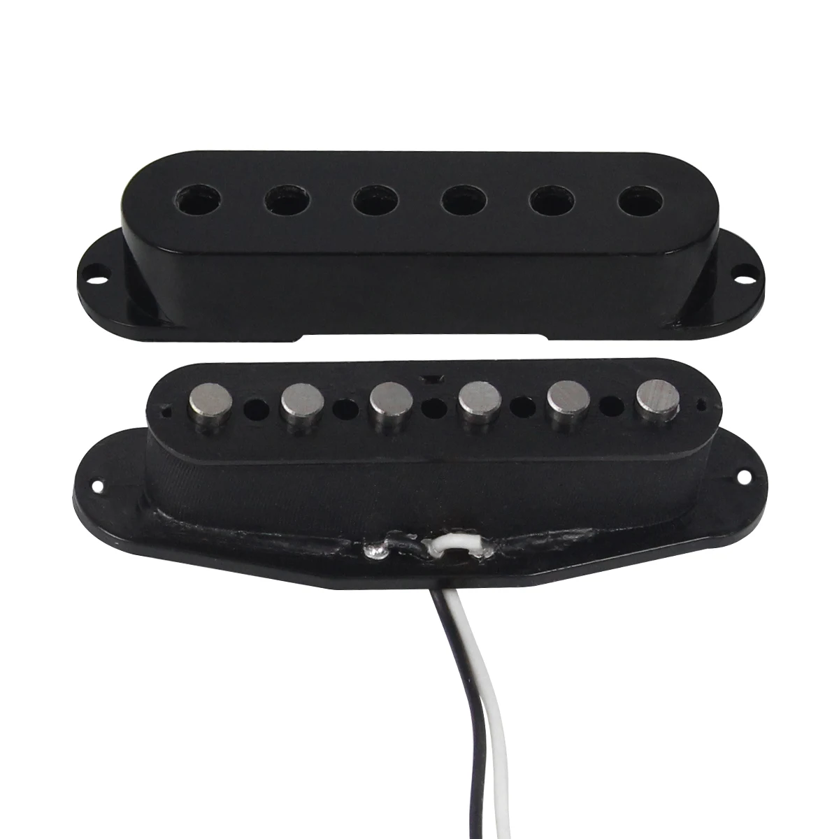 FLEOR 1PCS Flat Top Single Coil Pickup Alnico 5 ST Gitarre Pickup Hals/Mitte/Brücken Position Wählen – Detail 5