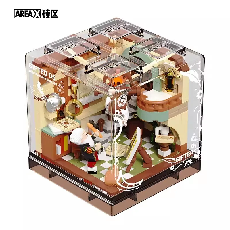 Sembo blocks sub-brand AREA-X Inspiration Box series AX0089-AX0092 THE ARTIST