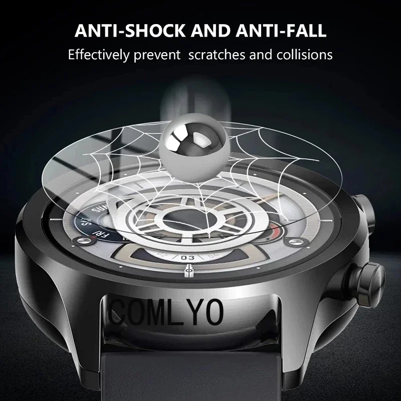 5 peças para KOSPET TANK T3 Ultra 2 vidro temperado protetor de tela de relógio inteligente filme 9H 2.5D