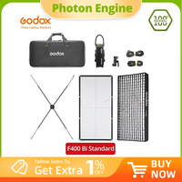 Godox  F200Bi F400Bi F600Bi Flexible LED Mat 2700K-8500K Bi-Color CRI 96 TLCI 96 LED Light Panel Control by App