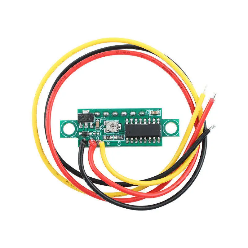 0.28 inch two-wire three-wire voltage meter head variable precision display/digital voltmeter reverse connection protection