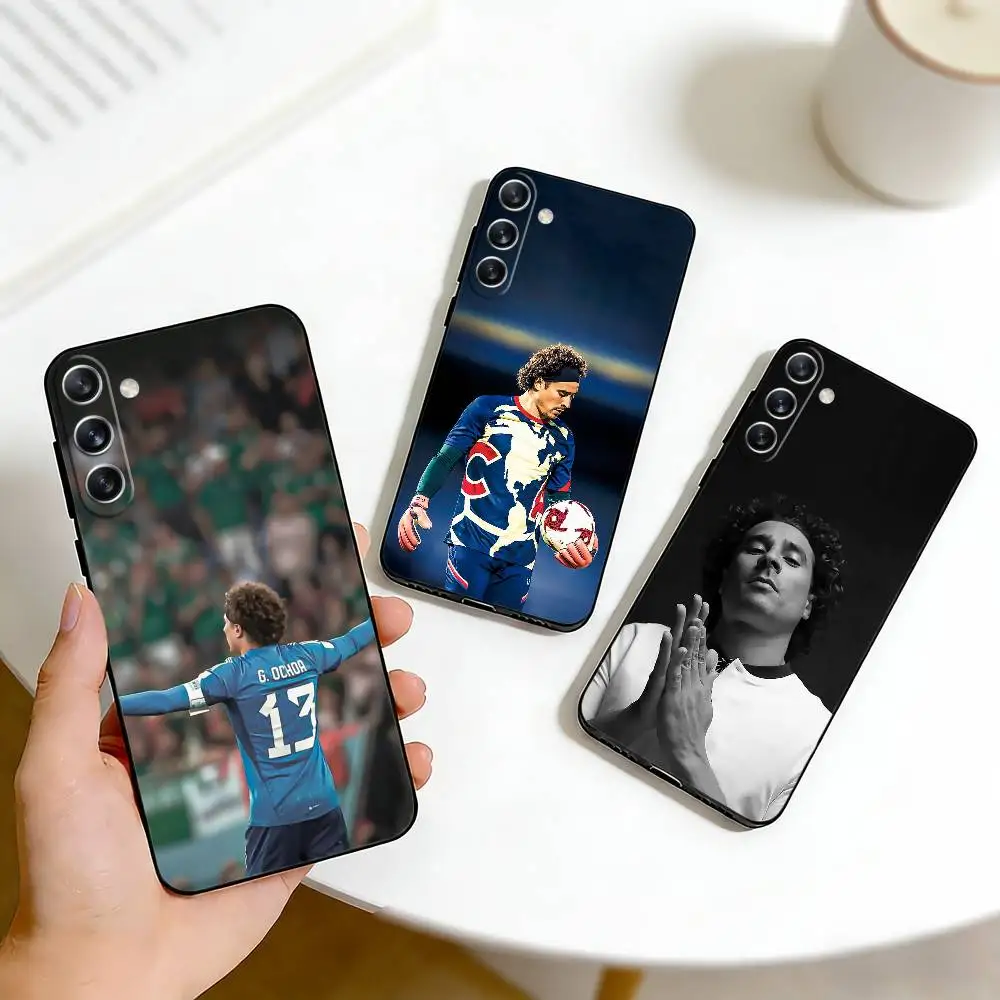 Funda para teléfono The Mexican Wall G-Guillermo Ochoa para Samsung Galaxy A73,A72,A71,A70,A53,A52,A51, otras fundas negras suaves