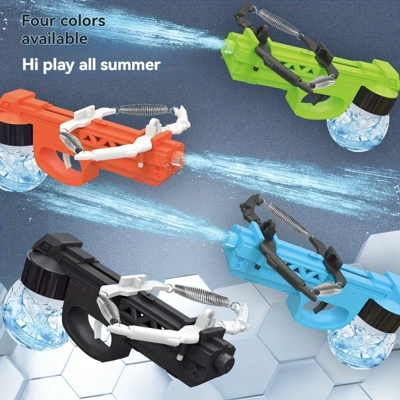 Pistola de água arco e flecha brinquedo sprays água com alta pressão e poderosos homens e mulheres tiro de longa distância pull-out grande capacidade internet celebridade pistola de água