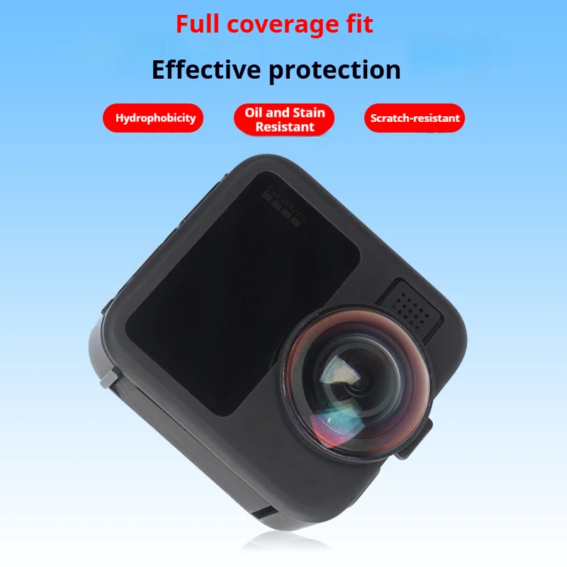 Ochraniacz obiektywu do GoPro Max 2, optyczny obiektyw, wysoka rozdzielczość, wysoka przepuszczalność światła, odporny na zarysowania i upadki — zdjęcie produktu 6