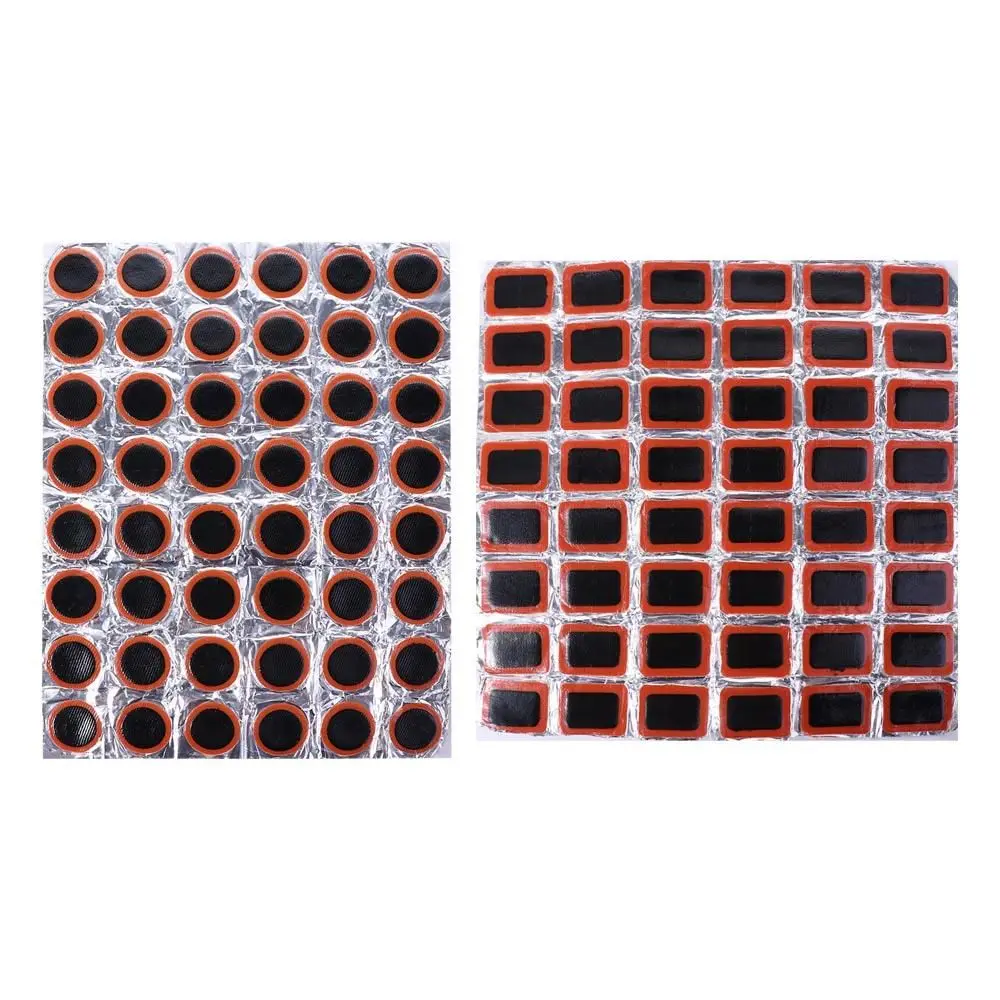 Part Square/Round Inner Tube MTB Bike Road Bike Bicycle Tire Patch Cycle Repair Tools Rubber Puncture Patches Bike Tyre Patch