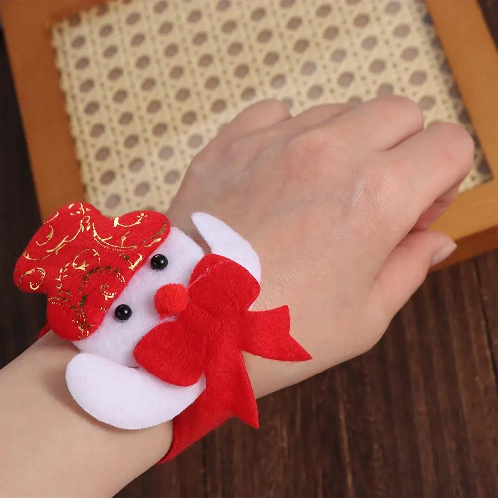 Nonwovens Christmas Clap Circle Christmas Pop Christmas Pop Circles Cotton Cute Christmas Toys Hand Ring Party Faver