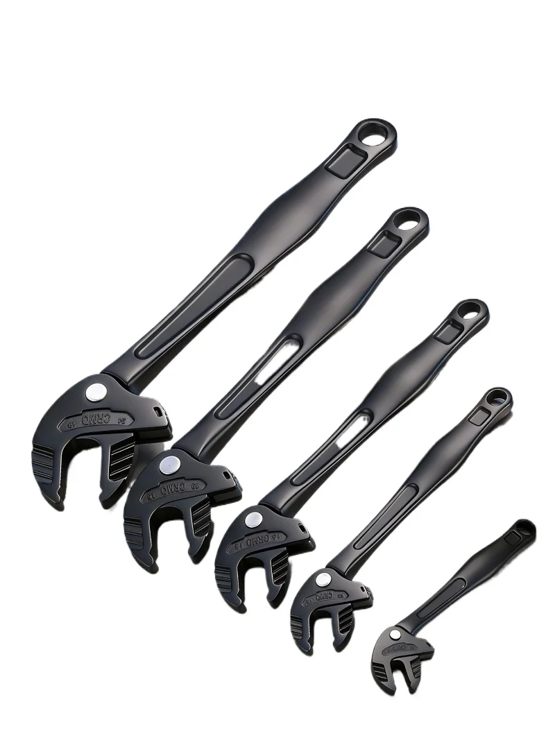 

New Crab Pliers Adjustable Wrench High Strength Self-Locking Ratchet Wide Opening Multi-Functional Repair Hand Tool