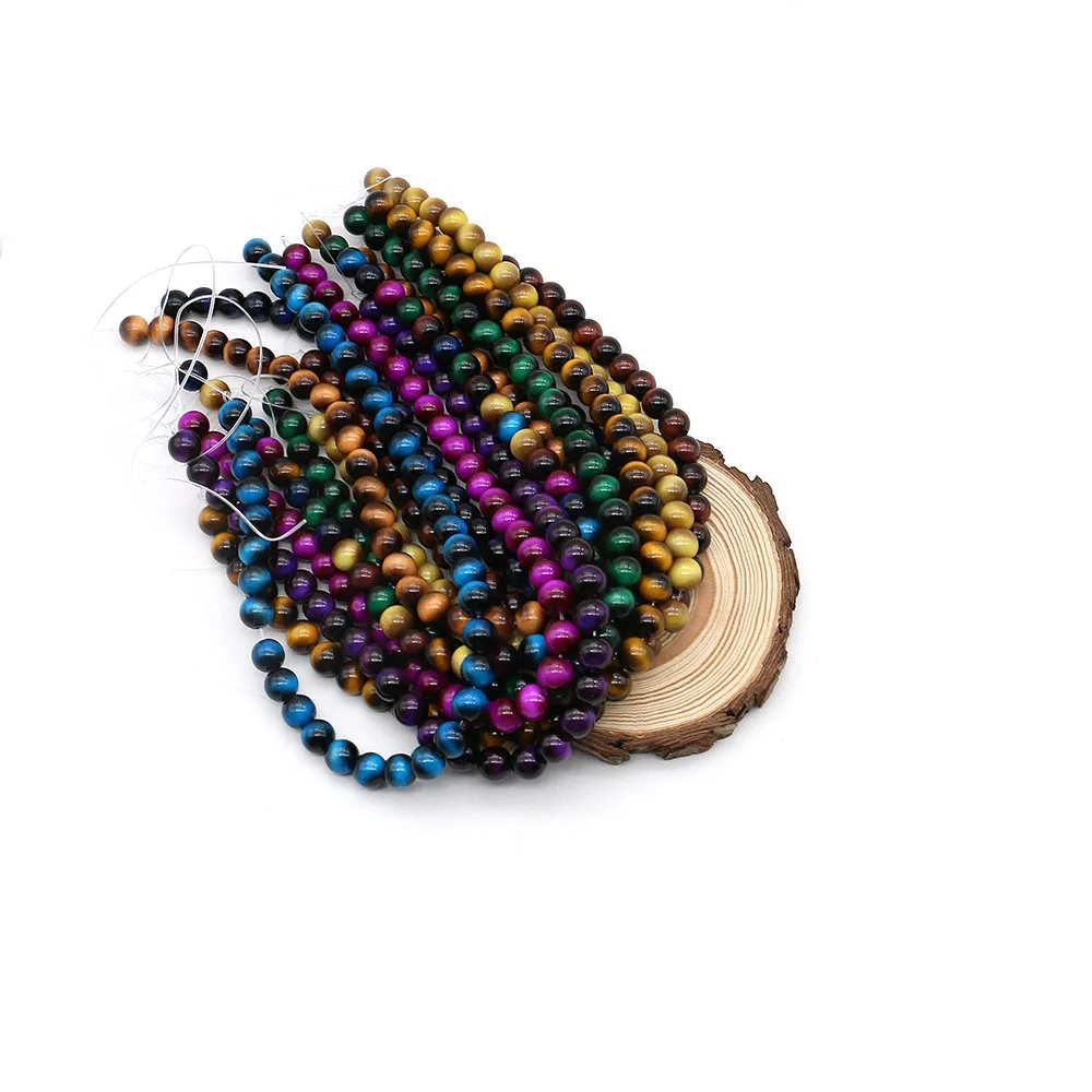 متعدد نمط تقليد عين النمر فضفاض خزر عازل لصنع المجوهرات عقد دي اي واي سوار الإكسسوار اختيار حجم 8/10/12/14/16 مللي متر