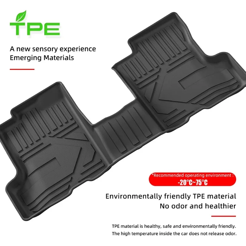 Floor Mats For Dacia Duster 2018-2024 Petrol Power Car Mats Trunk Pad TPE 3D Foot Mat Set Accessories Left Rudder