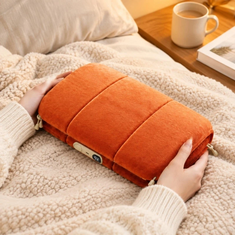 Rechargeable Hand Heating Pad with 3 Heat Levels and Soft Fabric best sale