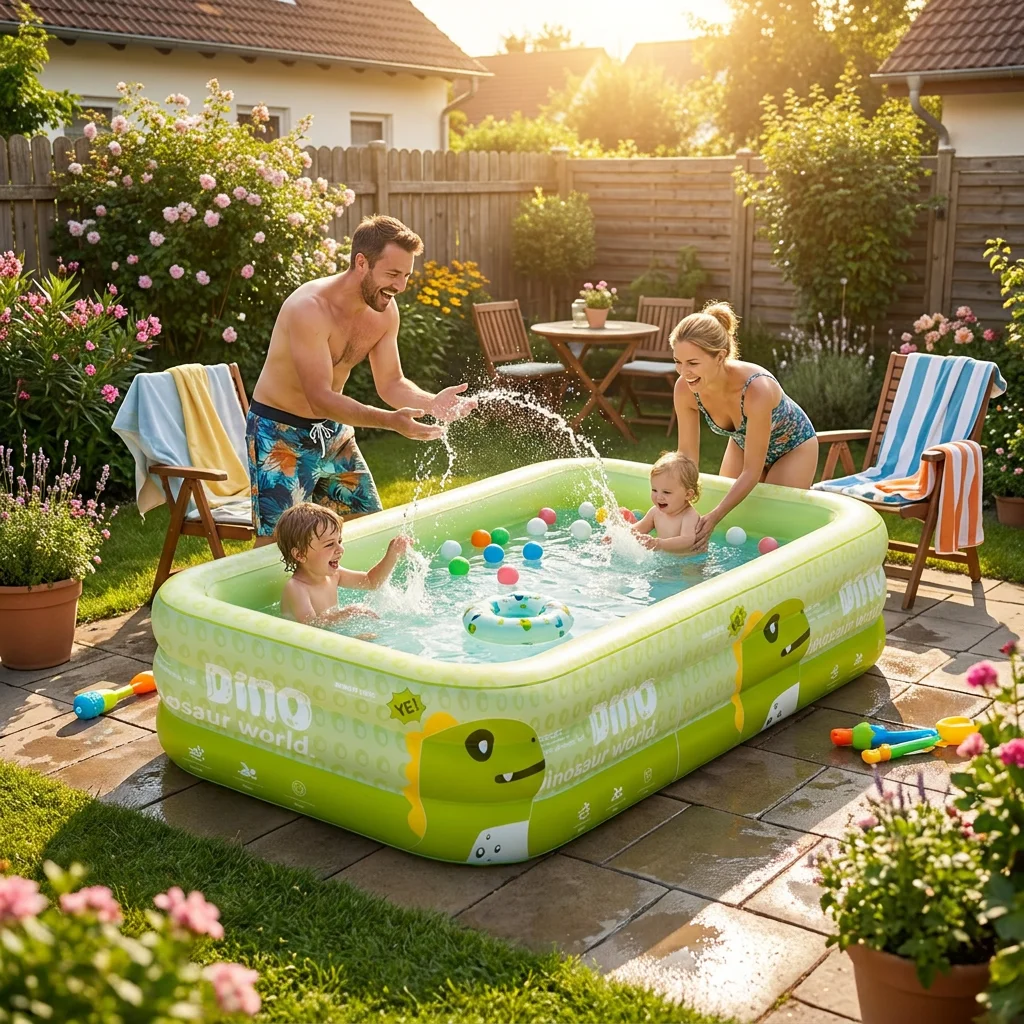 Kolam Renang Tiup Keluarga 1-8 - Baby Products For Summer ulasan dan harga