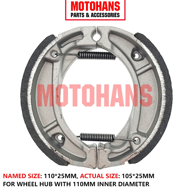 

FRONT REAR BRAKE SHOE 110*25 FOR HONDA C110 JH70 CG125 ECO DELUX XL125